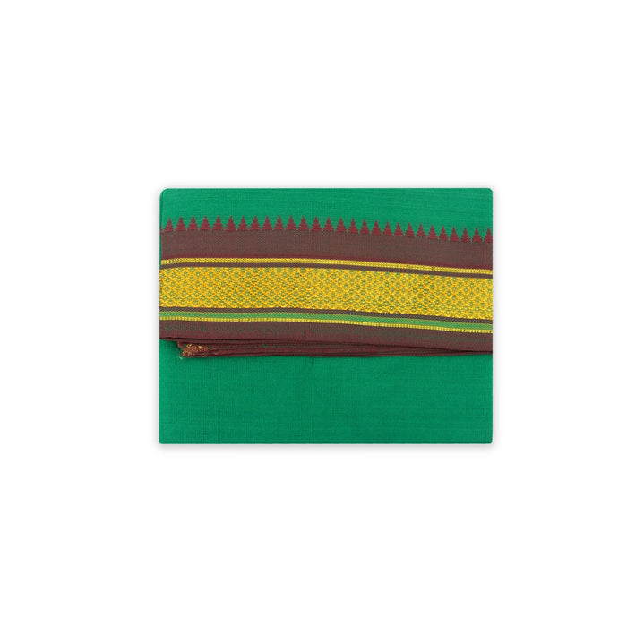 Angavastram - 1 Mtr | Towel/ Mla Border Thundu for Men/ Assorted Colour - Shawls & Towels