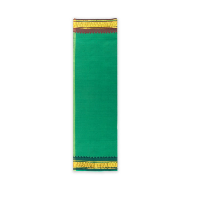 Angavastram - 1 Mtr | Towel/ Mla Border Thundu for Men/ Assorted Colour - Shawls & Towels