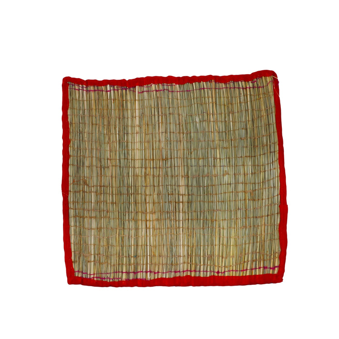 Darbasanam with Border - 2 x 1.75 Feet | Handmade Korai Pai/ Yoga Mat for Meditation - Yoga Mat & Aasan