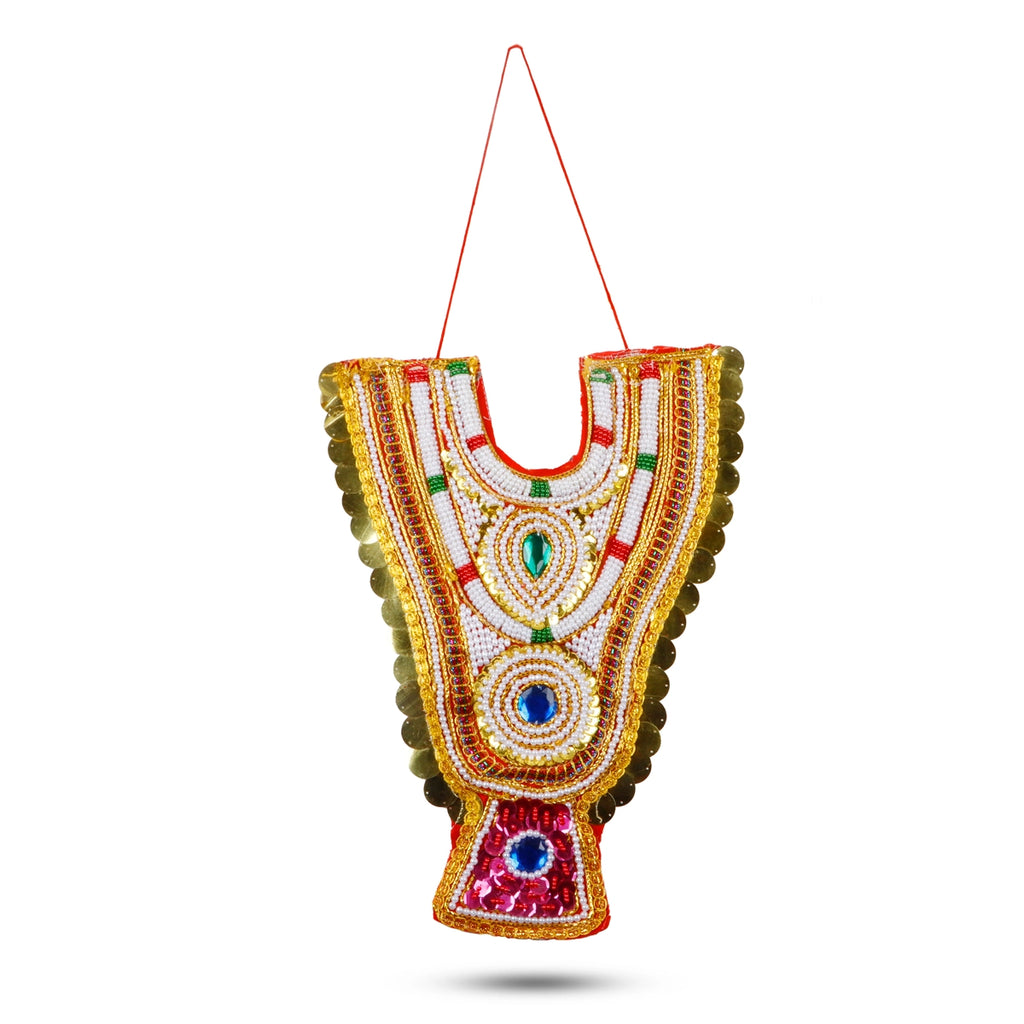 Muthangi - 16 x 10.5 Inches | Deity Necklace/ Jewellery for Deity Decor