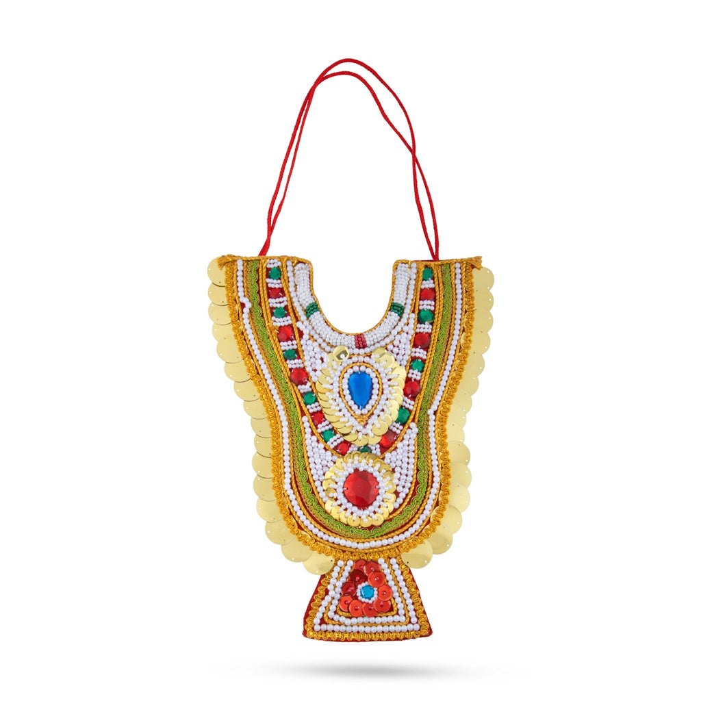 Muthangi - 12 x 8.5 Inches | Deity Necklace/ Jewellery for Deity Decor