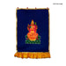 Kamakshi Amman Design Pooja Screen- 5 X 3.5 Feet | Satin Curtain/ Temple Screen/ Decorative Curtain For Home - Deity Curtain