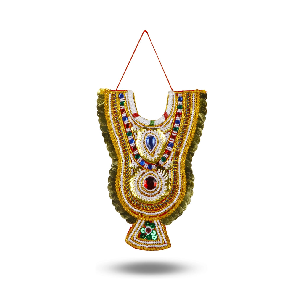 Muthangi - 14 x 9 Inches | Deity Necklace/ Jewellery for Deity Decor