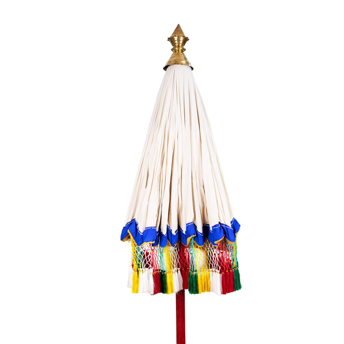 Tirupati Umbrella With Pirambu - 4.5 x 3.5 Inches | Temple Umbrella / God Umbrella / Decor For Temple - Temple Decoration