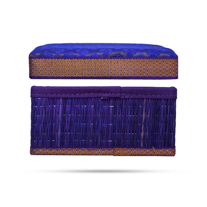 Pooja Box - 4 x 6 Inches | Korai Box with Lid/ Return Gift/ Square Shape Storage Box for Home - Pooja Box & Paduka