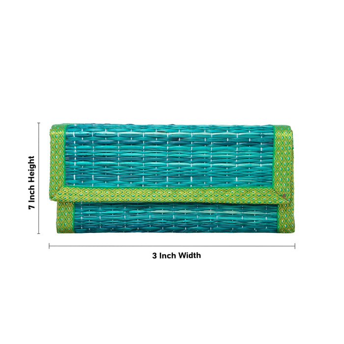 Pooja Box - 7 x 3 x 4 Inches | Korai Box with Magnet Lid/ Return Gift/ Storage Box for Home - Pooja Box & Paduka