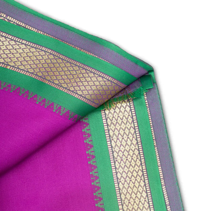 Veshti With Angavastram Set - 4 x 2 Mtrs | Vesti With Towel/ Paras Gold Dhoti And Thundu for Men - Veshti & Dhoti