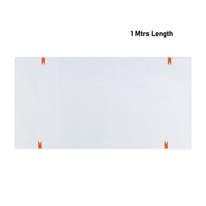 Towel - 1 Mtrs | White Colour Kasavu Shawl / Chittai Angavastram / Gamcha/ Thundu