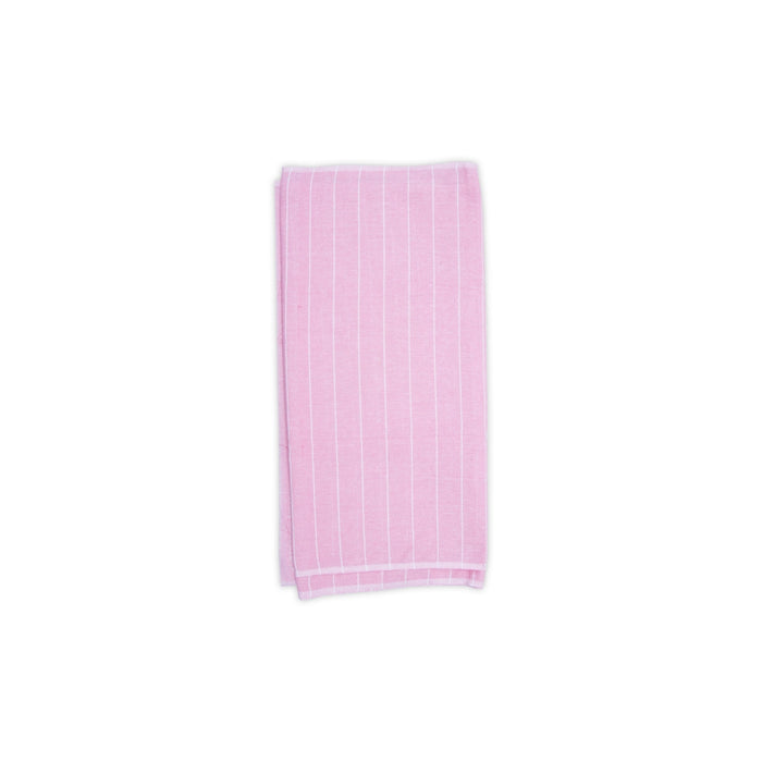Towel - 54 x 29 Inches | Pink Colour Angavastram/ Cotton Thundu / Kasavu Shawl for Men - Shawls & Towels