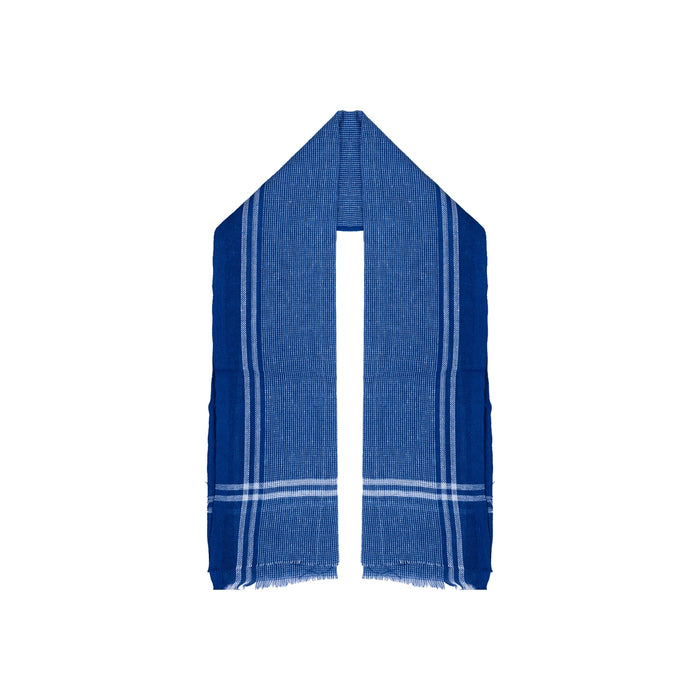 Towel - 37 Inch | Checked Design Angavastram / Thundu / Kasavu Shawl for Men