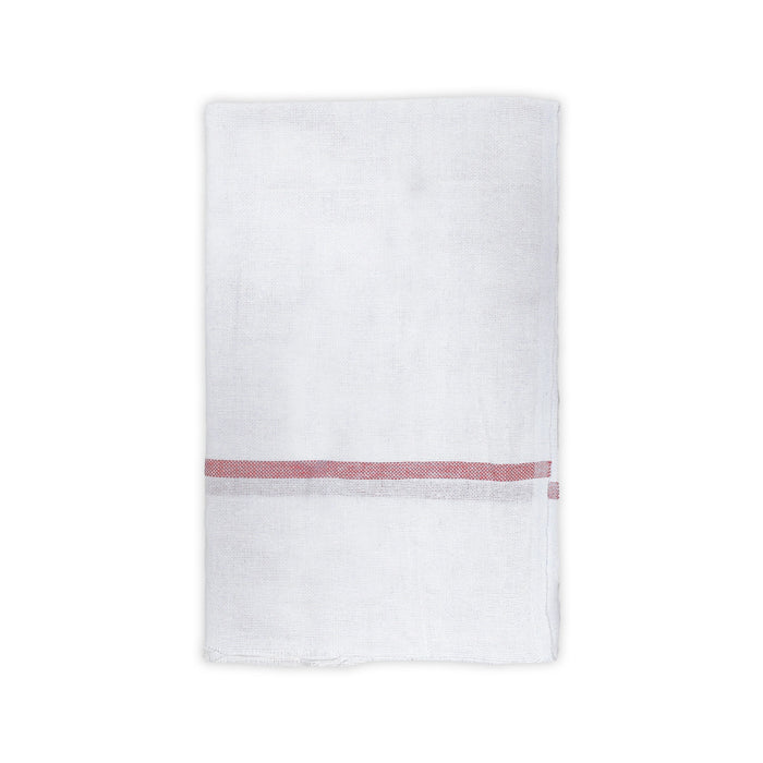 Towel - 10 x 6.5 Inches | White Colour Angavastram / Kasavu Shawl for Men - Shawls & Towels
