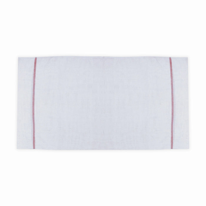 Towel - 10 x 6.5 Inches | White Colour Angavastram / Kasavu Shawl for Men - Shawls & Towels