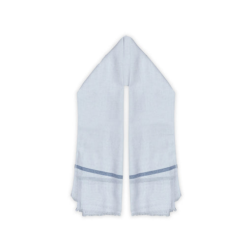 Towel - 55 x 29 Inches | White Thundu / Angavastram / Kasavu Shawl for Men - Shawls & Towels