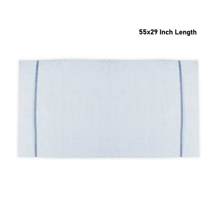 Towel - 55 x 29 Inches | White Thundu / Angavastram / Kasavu Shawl for Men - Shawls & Towels
