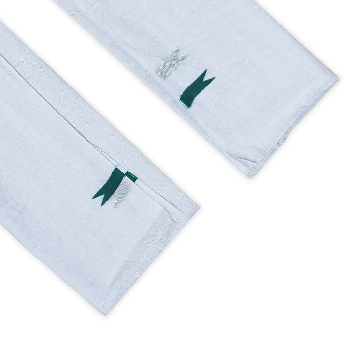 Cotton Towel – 23 x 44 Inches | White Thundu / Lightweight Gamcha / Quick-Dry Towel for Bath & Daily Use