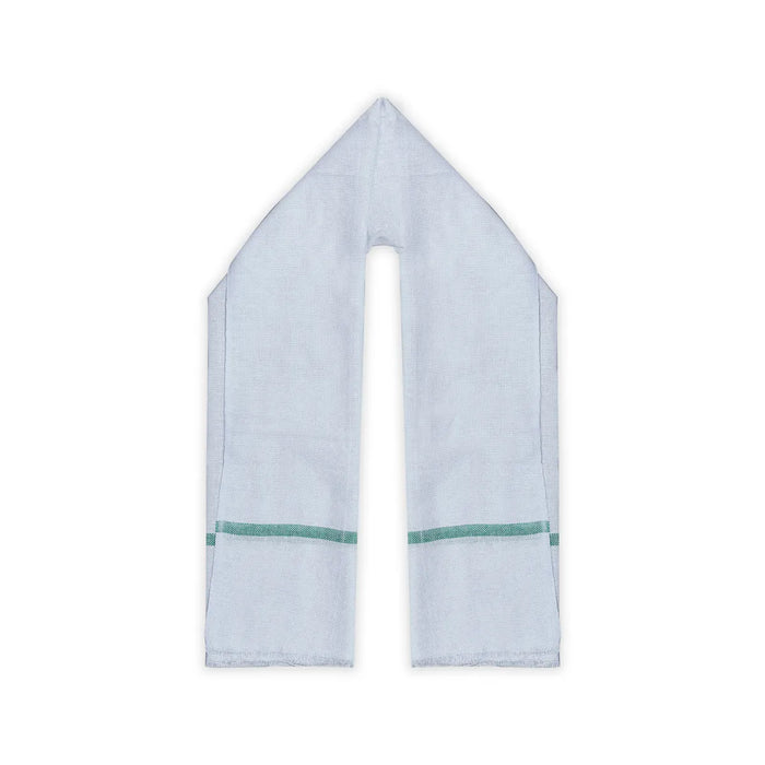 Cotton Towel – 24 x 43 Inches | White Thundu / Quick-Dry Bath Towel/ Soft Gamcha for Home Use