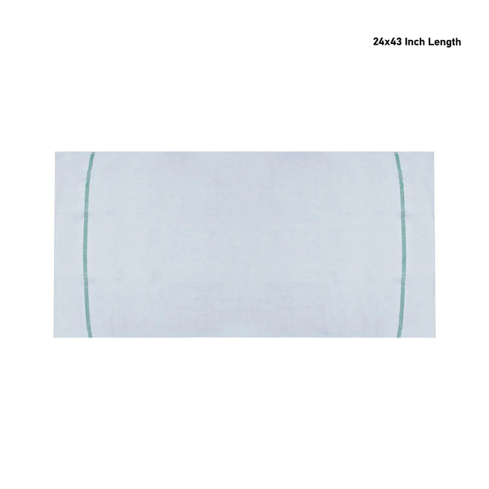 Cotton Towel – 24 x 43 Inches | White Thundu / Quick-Dry Bath Towel/ Soft Gamcha for Home Use