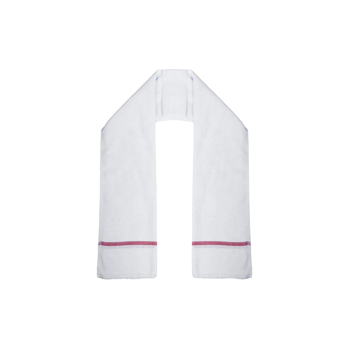 Towel - 40 Inch | White Angavastram / Gamcha / Thundu / Kasavu Shawl