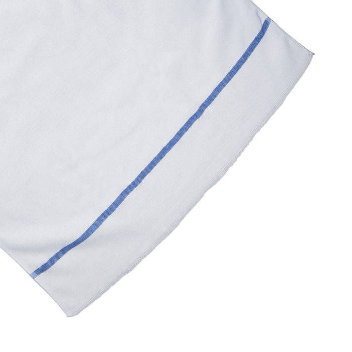 Towel - 40 Inch | White Colour Kasavu Shawl / Angavastram / Gamcha / Thundu