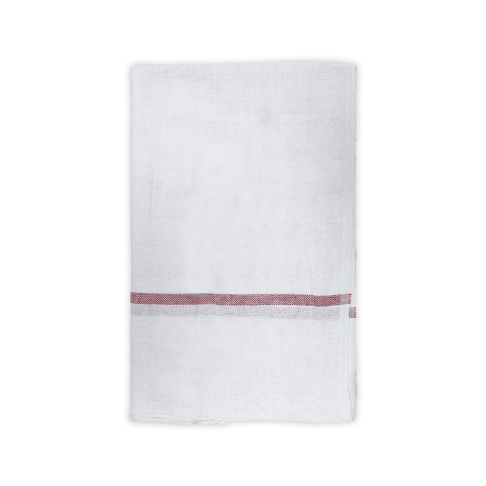 Towel | White Colour Angavastram / Thundu / Kasavu Shawl for Men - Shawls & Towels
