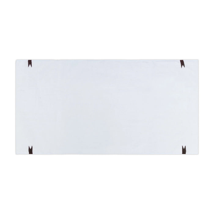 Towel - 45 x 90 Inches | White Colour Angavastram / Chittai Kasavu Shawl for Men - Shawls & Towels