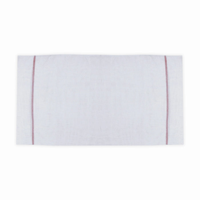 Towel - 73 x 146 Inches | White Angavastram / Thundu / Kasavu Shawl for Men - Shawls & Towels
