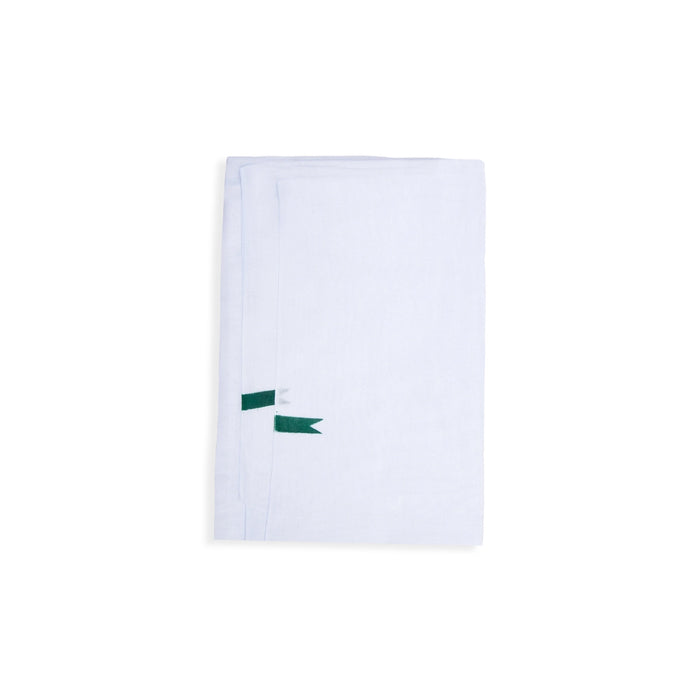 Towel - 20 x 40 Inches | White Colour Angavastram / Chittai Kasavu Shawl for Men - Shawls & Towels