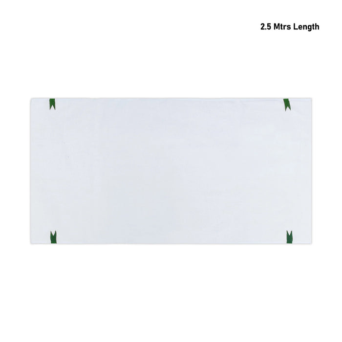 Towel - 2.5 Mtrs | White Angavastram / Chittai Kasavu Shawl / Thundu / Gamcha