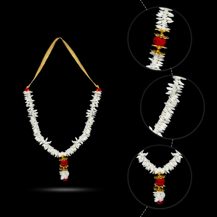 Moti Mala - 9 Inches | Fancy Mala / Beads Mala/ Artificial Jewellery for Deity