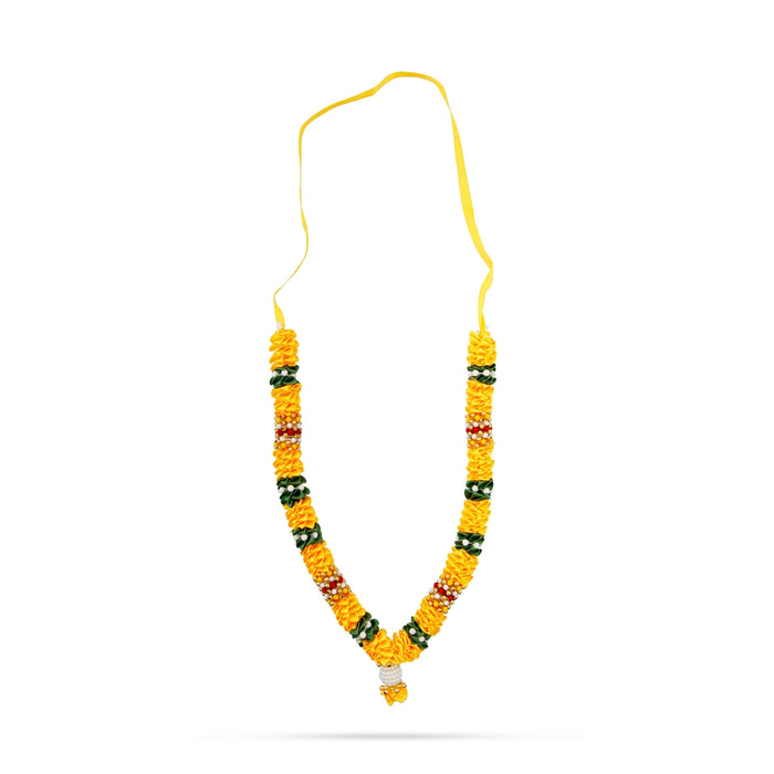 Artificial Flower Garland - 7.5 Inches | Fancy Mala/ Satin Artificial Mala for Photo Frame - Mala