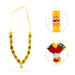 Artificial Flower Garland - 7.5 Inches | Fancy Mala/ Satin Artificial Mala for Photo Frame - Mala
