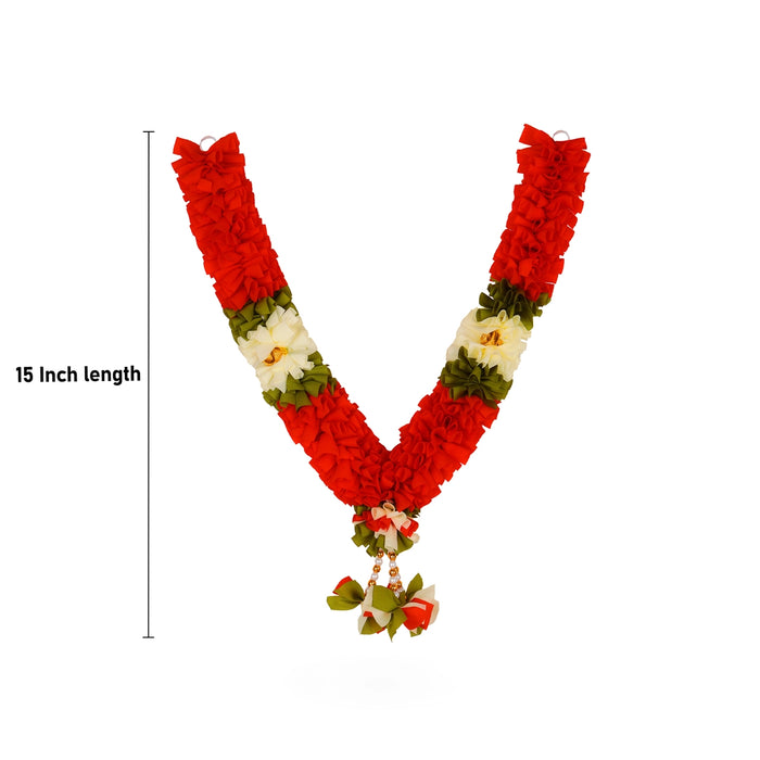 Cloth Mala assorted - 15 Inches - Mala