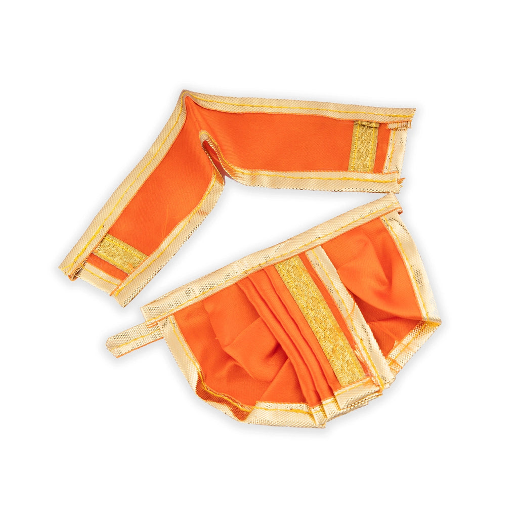 Panchakacham - 2.5 Inches | Panchakajam/ Satin with Jari Border Dhoti for Deity/ Assorted Colour