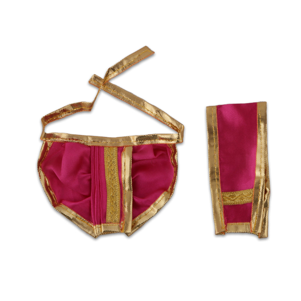 Panchakacham - 3 Inches | Readymade Panchakacham/ Panchagajam Dhoti for Deity/ Assorted Colour