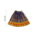 Amman pavadai - 15 inches | Deity Vastram / Devi Dress / Gold Print Zari Border / Mata Rani Poshak - Deity Jewellery & Vastra