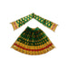 Amman pavadai - 24 inches | Deity Vastram / Devi Dress / Gold Print Zari Border / Mata Rani Poshak - Deity Jewellery & Vastra