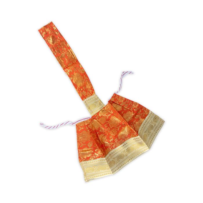 Amman Pavadai - 11 x 21 Inches | Mata Dress/ Satin Devi Vastra for Deity Decor/ Assorted Colour - Devi Dress