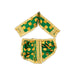 Panchakacham Dot - 6 x 4.5 Inches | Jari Border Dhoti / Panchakajam for Deity - Bhagwan Vastra