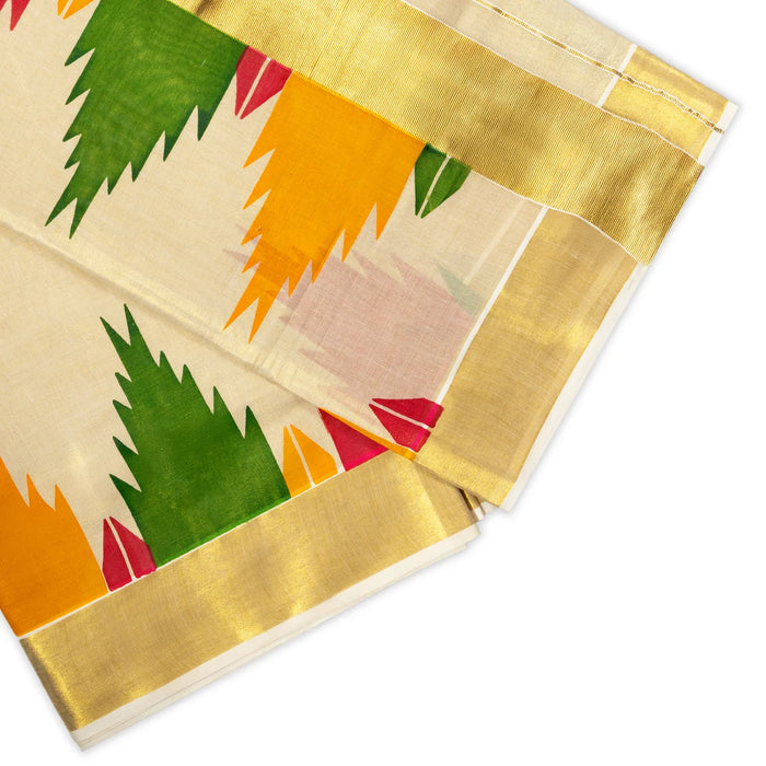 Saree - 6.25 Mtrs | Cotton Saree/ Handloom Saree/ Jari Border Design Traditional Saree for Women