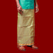 Veshti - 3.60 Mtrs- Light Green | Asha Jari Design Dhoti for Men/ Assorted Colour - Veshti & Dhoti