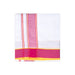 Veshti - 10 x 6 Inches | Gundanchi Border Dhoti / Half White Vesti / Dhoti for Men / Traditional Vesti - Veshti & Dhoti