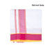 Veshti - 10 x 6 Inches | Gundanchi Border Dhoti / Half White Vesti / Dhoti for Men / Traditional Vesti - Veshti & Dhoti