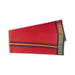 Veshti - 2 Mtrs | 3 Line Rudraksha Border Dhoti/ Red Colour Vesti for Men - Veshti & Dhoti