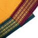 Veshti - 2 Mtrs | 3 Line Rudraksha Border Dhoti/ Mango Yellow Colour Vesti for Men - Veshti & Dhoti