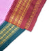 Veshti - 2 Mtrs | 3 Line Rudraksha Border Dhoti/ Pink Colour Vesti for Men - Veshti & Dhoti
