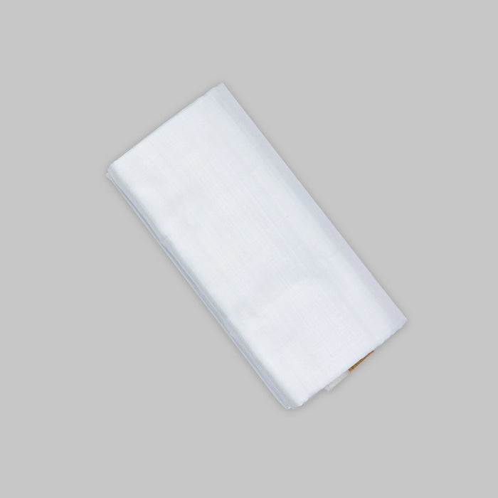 Angavastram - 2 Mtrs | Pure Silk Thundu/ Jari Border Towel/ Gamcha For Traditional Wear & Pooja Use - Shawls & Towels