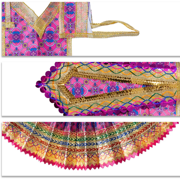 Ram Darbar Dress Set - 7 Inches | Decorative Ramar Dress/ Ram Vastra For Deity
