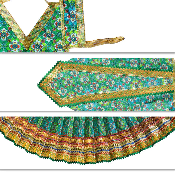 Ram Darbar Dress Set - 15 Inches | Decorative Ramar Vastram/ Ram Costume For Deity