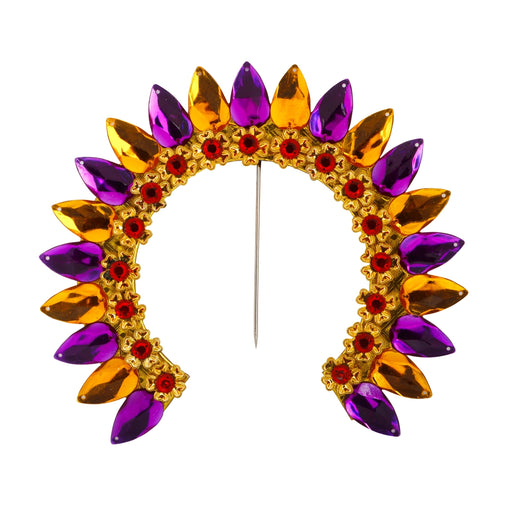 Stone Arch - 6 x 7 Inches | Artificial Flower Arch/ Hair Accessories for Deity - Head & Face Accessories