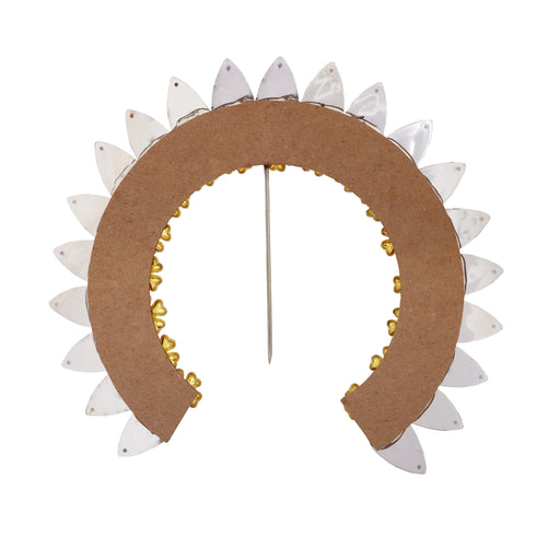 Stone Arch - 6 x 7 Inches | Artificial Flower Arch/ Hair Accessories for Deity - Head & Face Accessories